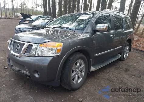 2011 Nissan Armada Platinum z USA, uszkodzony, nr VIN 5N1AA0NE1BN620637